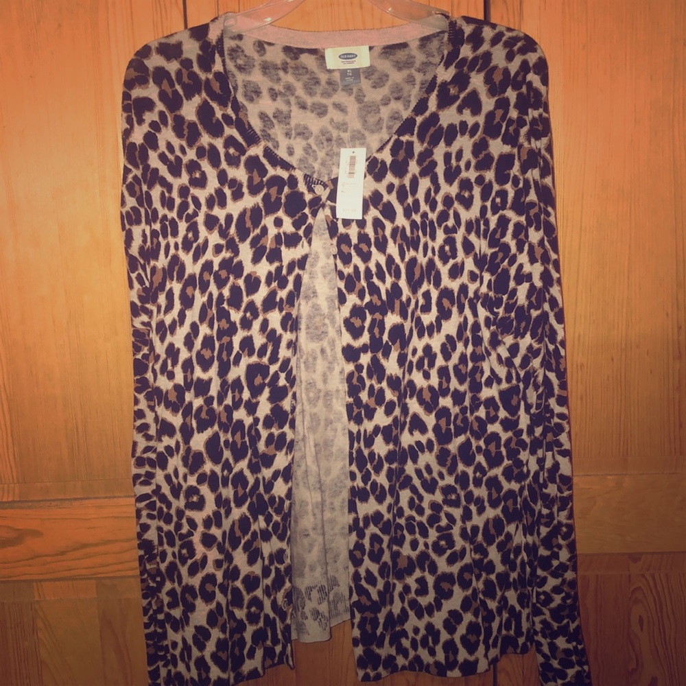 Leopard print sweater